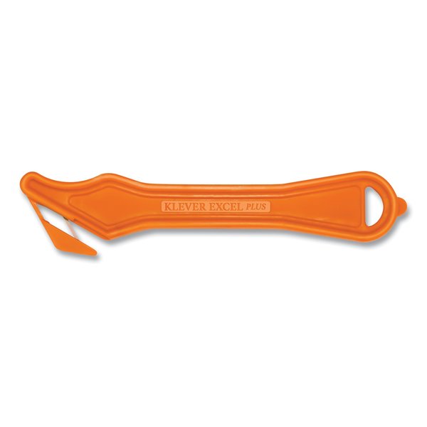 Klever Kutter Excel Plus Safety Cutter, 7" Handle, Orange, 10PK PLS-400-30G